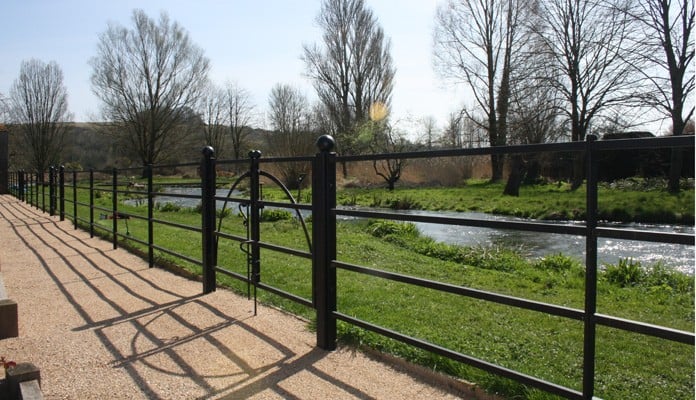 Walled Garden Estate Fencing Complete 4