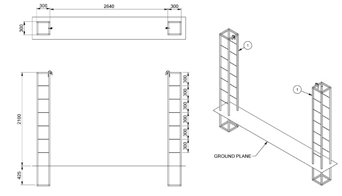 Contemporary Growing Frames CAD Drawing 1 Contemporary Growing Frames CAD Drawing 1