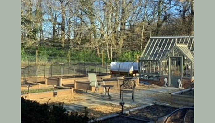 1 and 2 Tier Superior Bespoke Raised Beds with hoops and butterfly net covers 