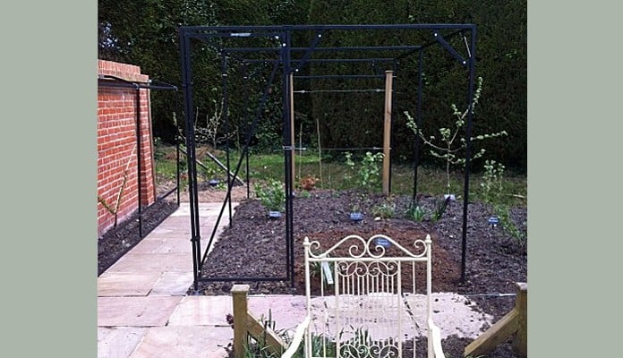 4m x 2.2m Steel Fruit Cage, Mr Ford - East Sussex 4m x 2.2m Steel Fruit Cage, Mr Ford - East Sussex