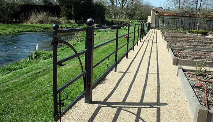 Walled Garden Estate Fencing Complete 5