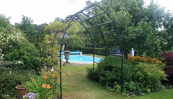 2m W x 2.08m L Gothic Pergola, Mr Brown - Surrey 2m W x 2.08m L Gothic Pergola, Mr Brown - Surrey