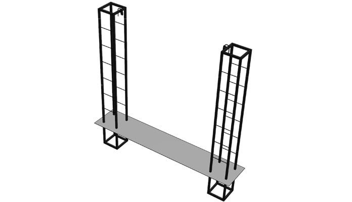 Contemporary Growing Frames CAD Drawing 3