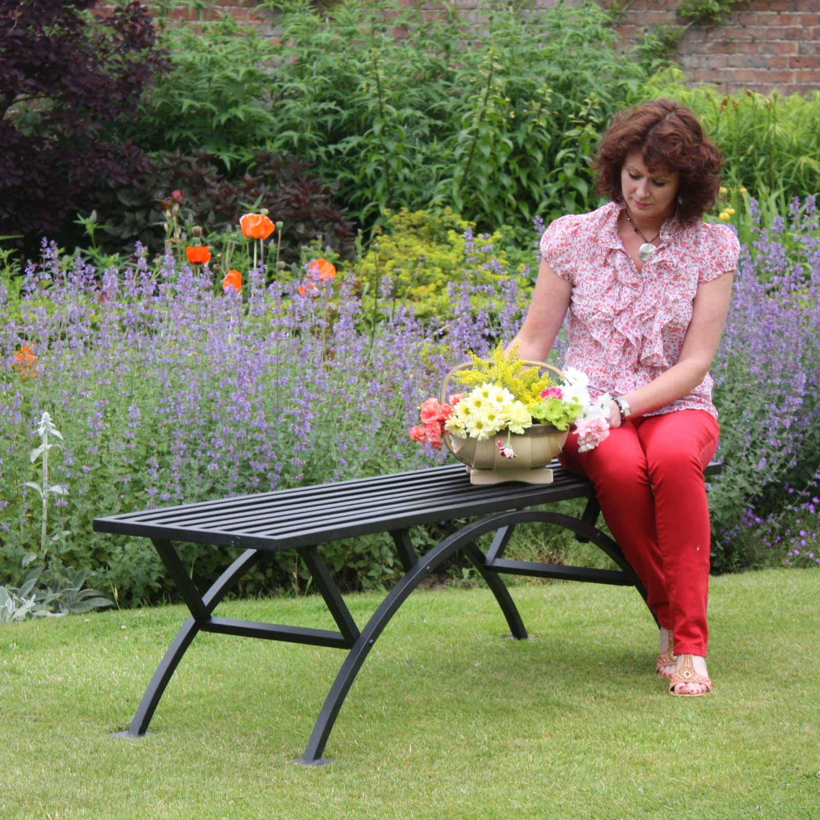 Metal Garden Benches by Harrod Horticultural UK