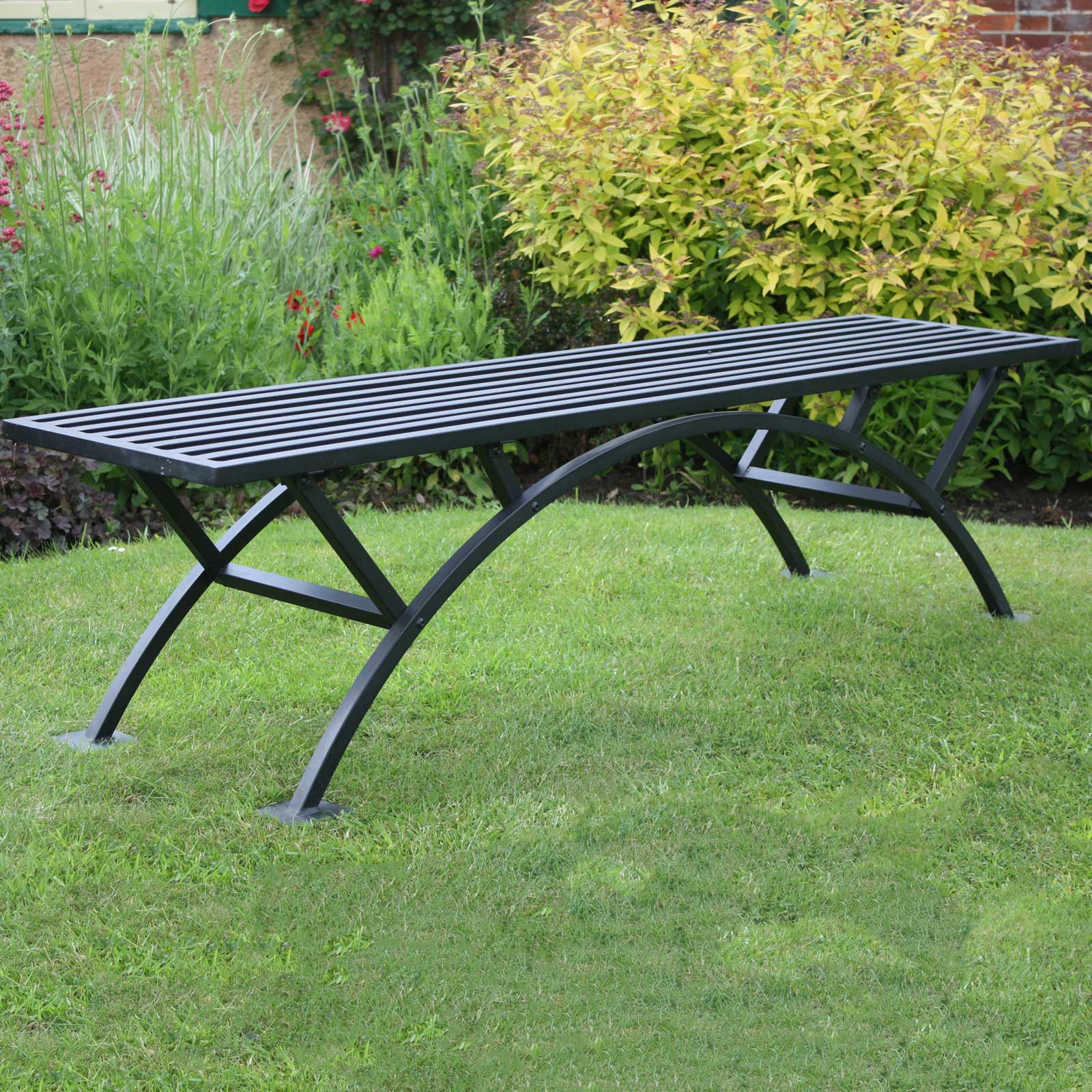 Metal Garden Benches by Harrod Horticultural UK