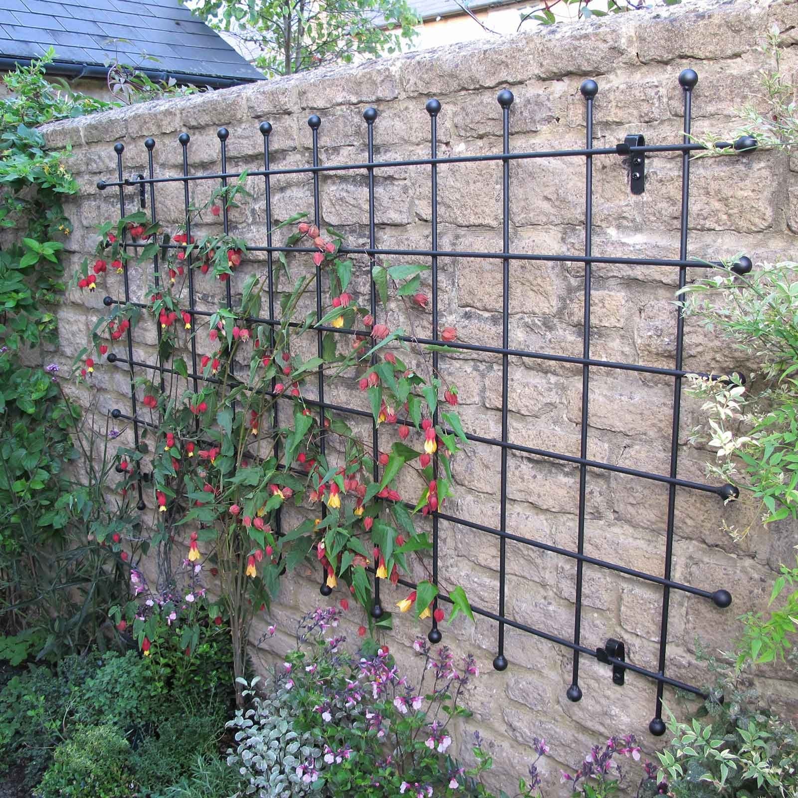 Garden Trellis Screening Garden Fence Panels Gates Black Metal 