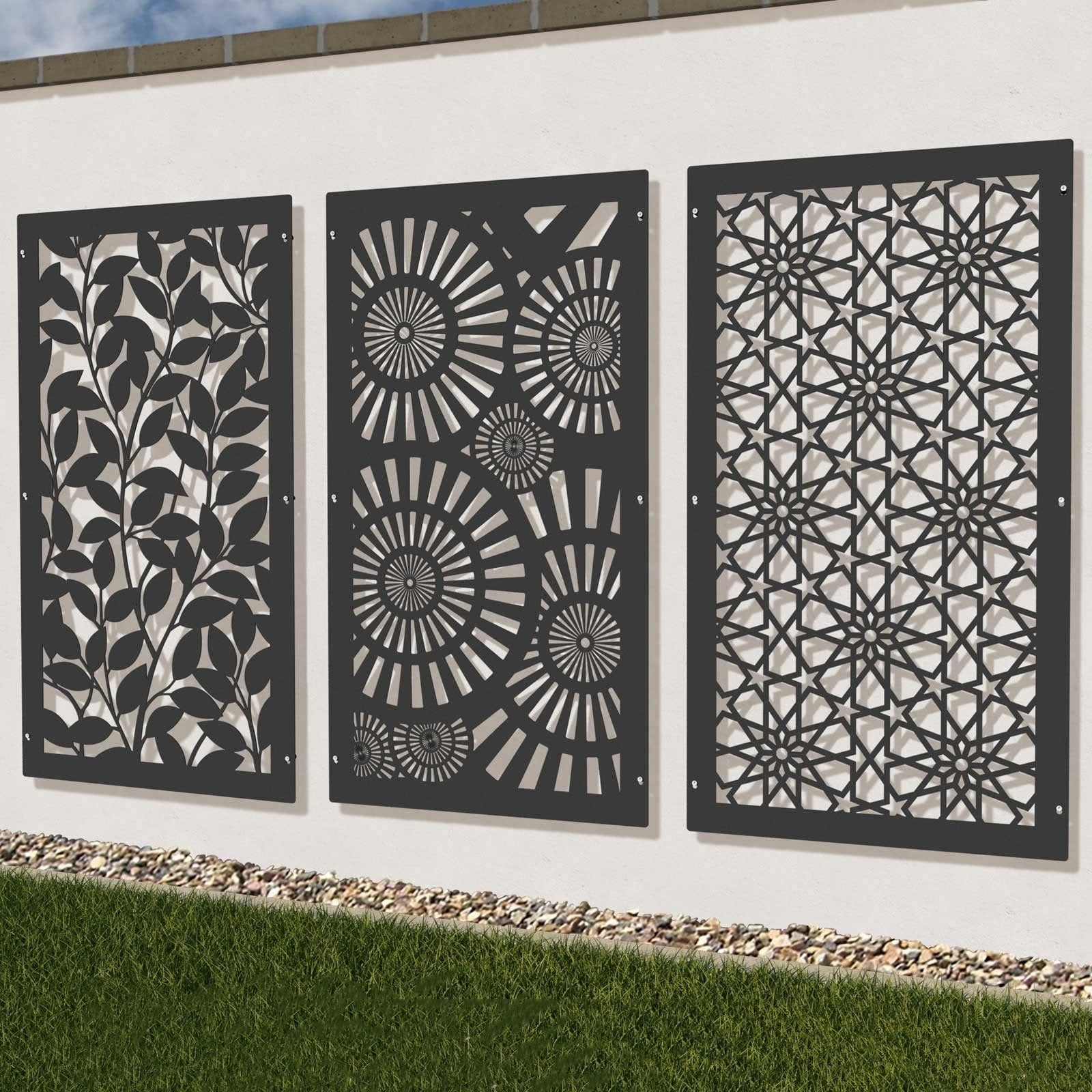 Decorative Metal Garden Privacy Screen Panels: Smart & Stylish Garden  Screening Idea