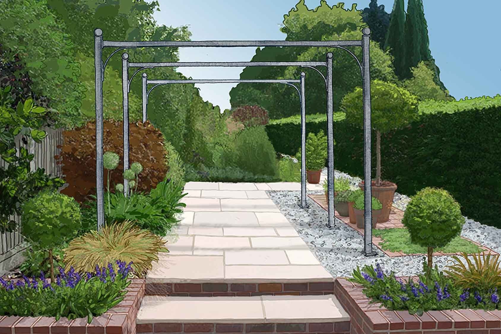 Traditional Single Hoop Arch from Harrod Horticultural