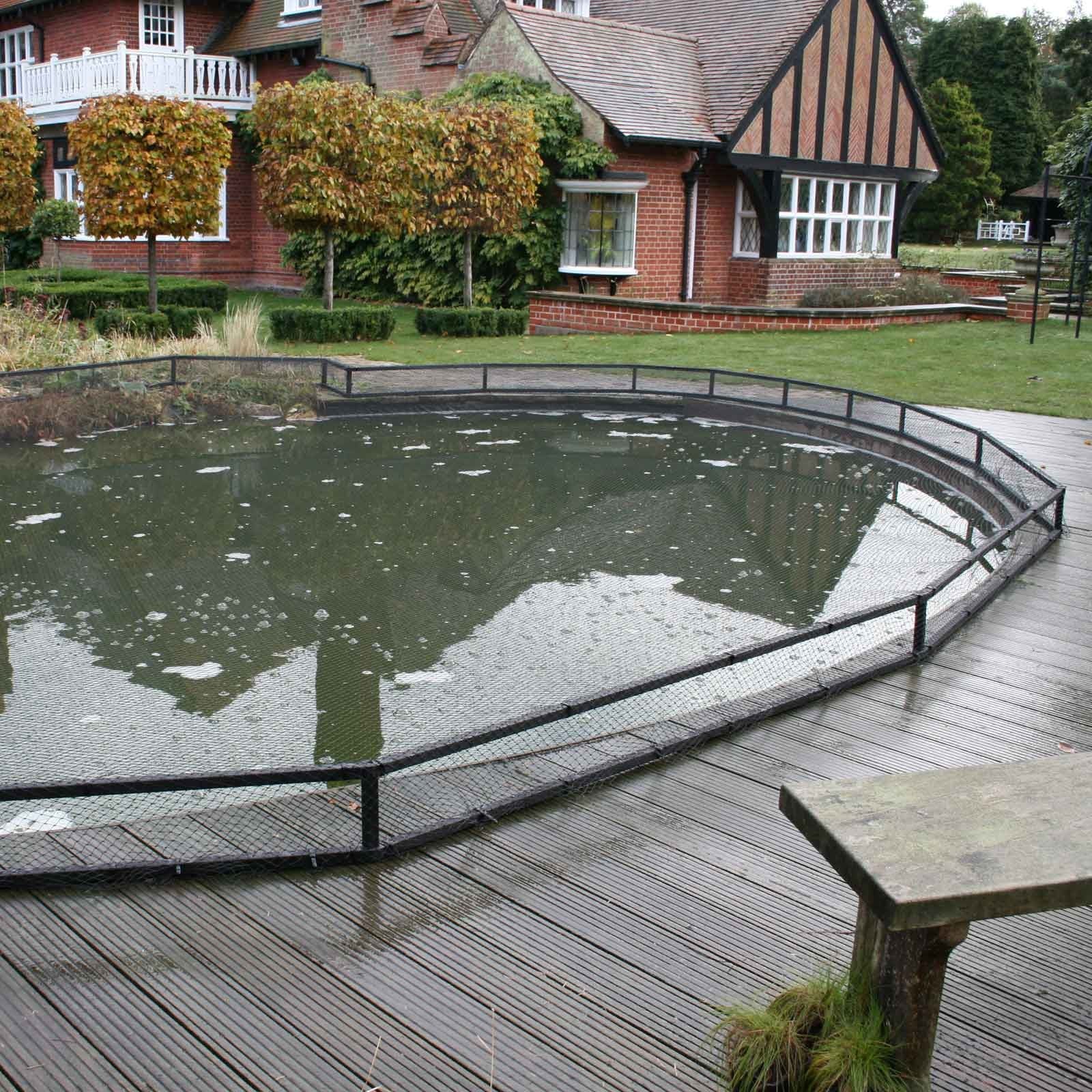 Raised Steel Pond Cover Large Irregular - Bespoke Product - Harrod  Horticultural