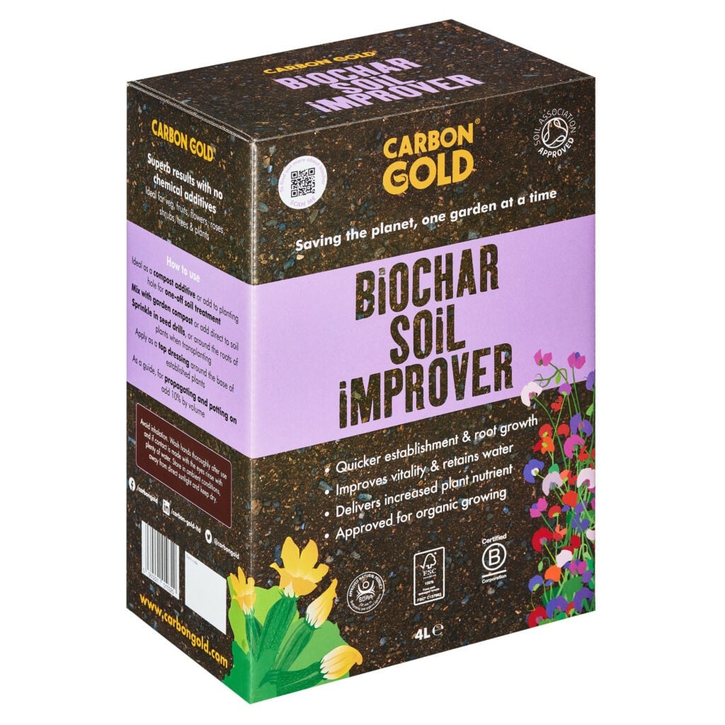 Carbon Gold Biochar Soil Improver 4 Litres