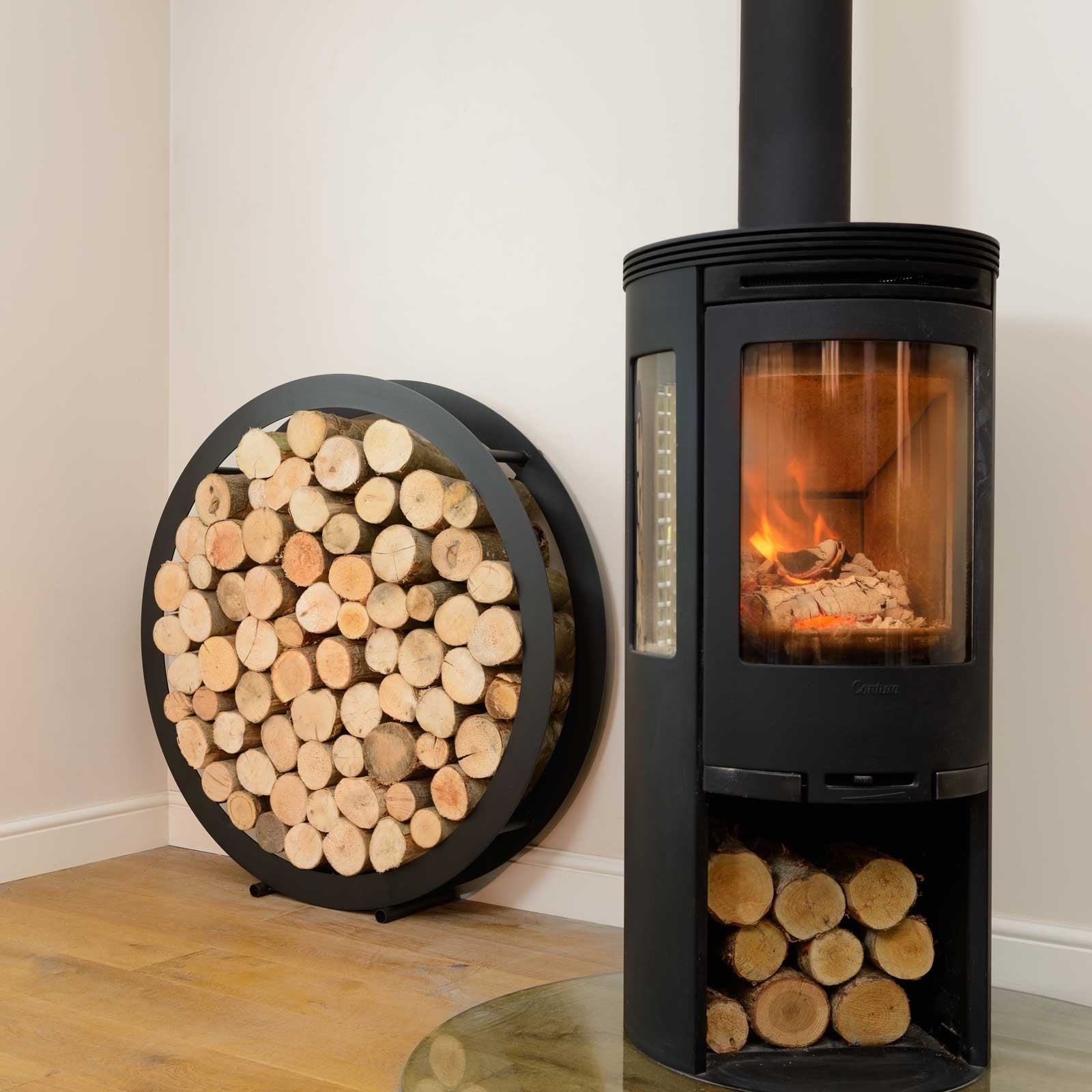 Harrod Circular Steel Log Holder Floor Standing Harrod Horticultural