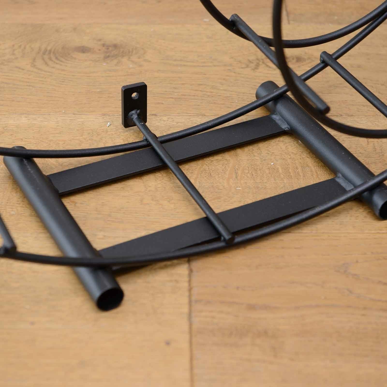 Wire Circular Log Holder Floor Mounted Harrod Horticultural