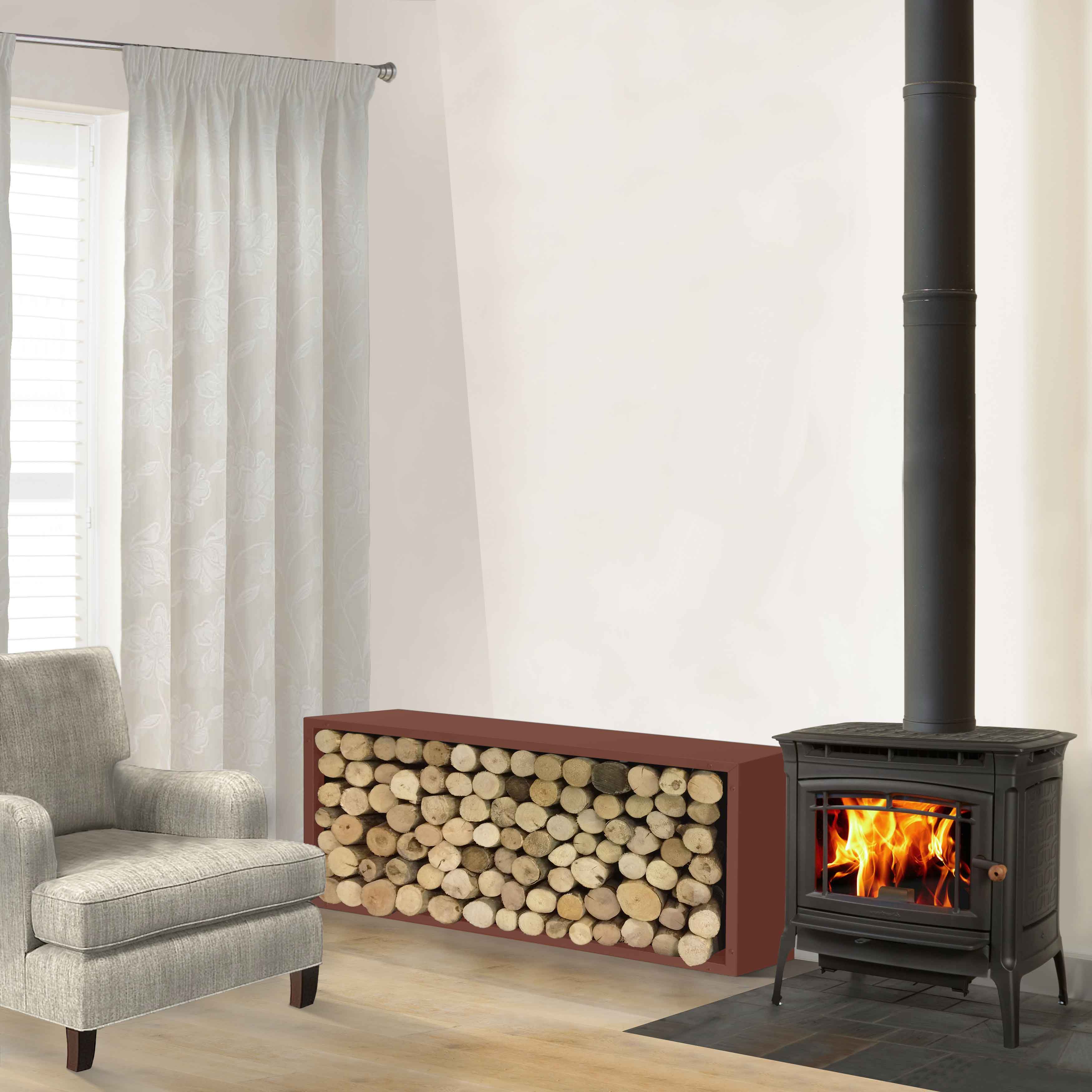 Contemporary Steel Log Holders Harrod Horticultural