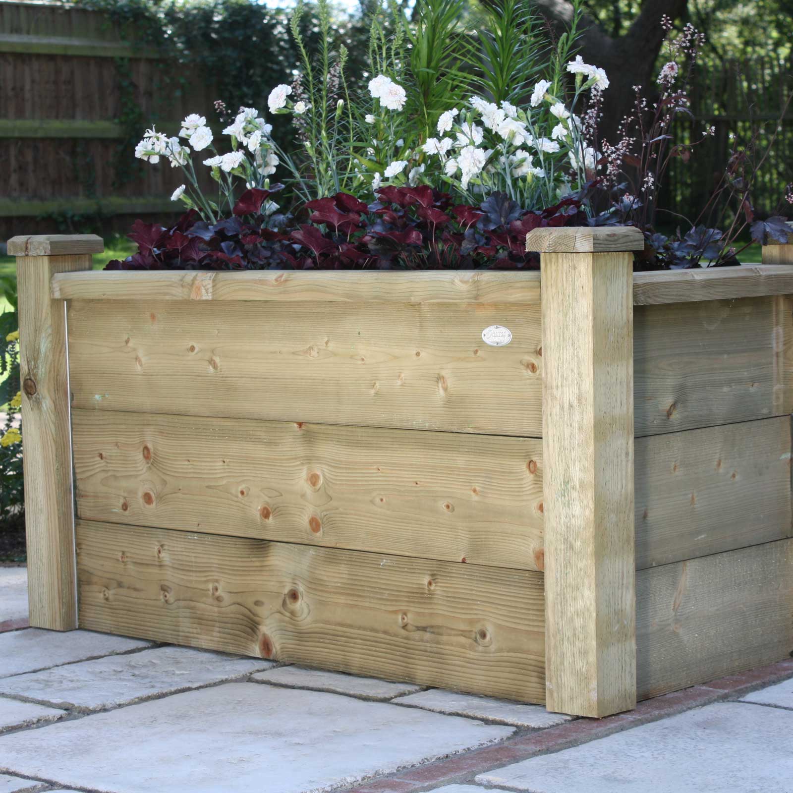 Rectangle Wooden Planters from Harrod Horticultural