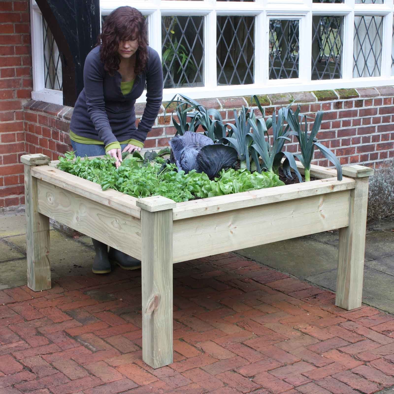 Vegetable table outlet garden