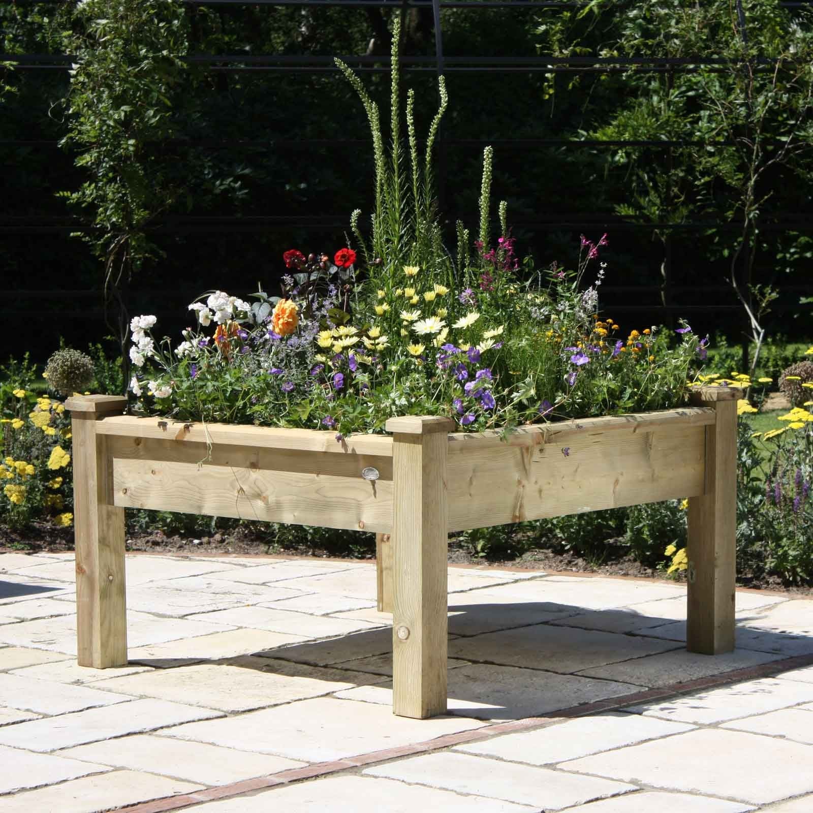 Superior Wooden Raised Bed Tables Raised Beds at Harrod Horticultural