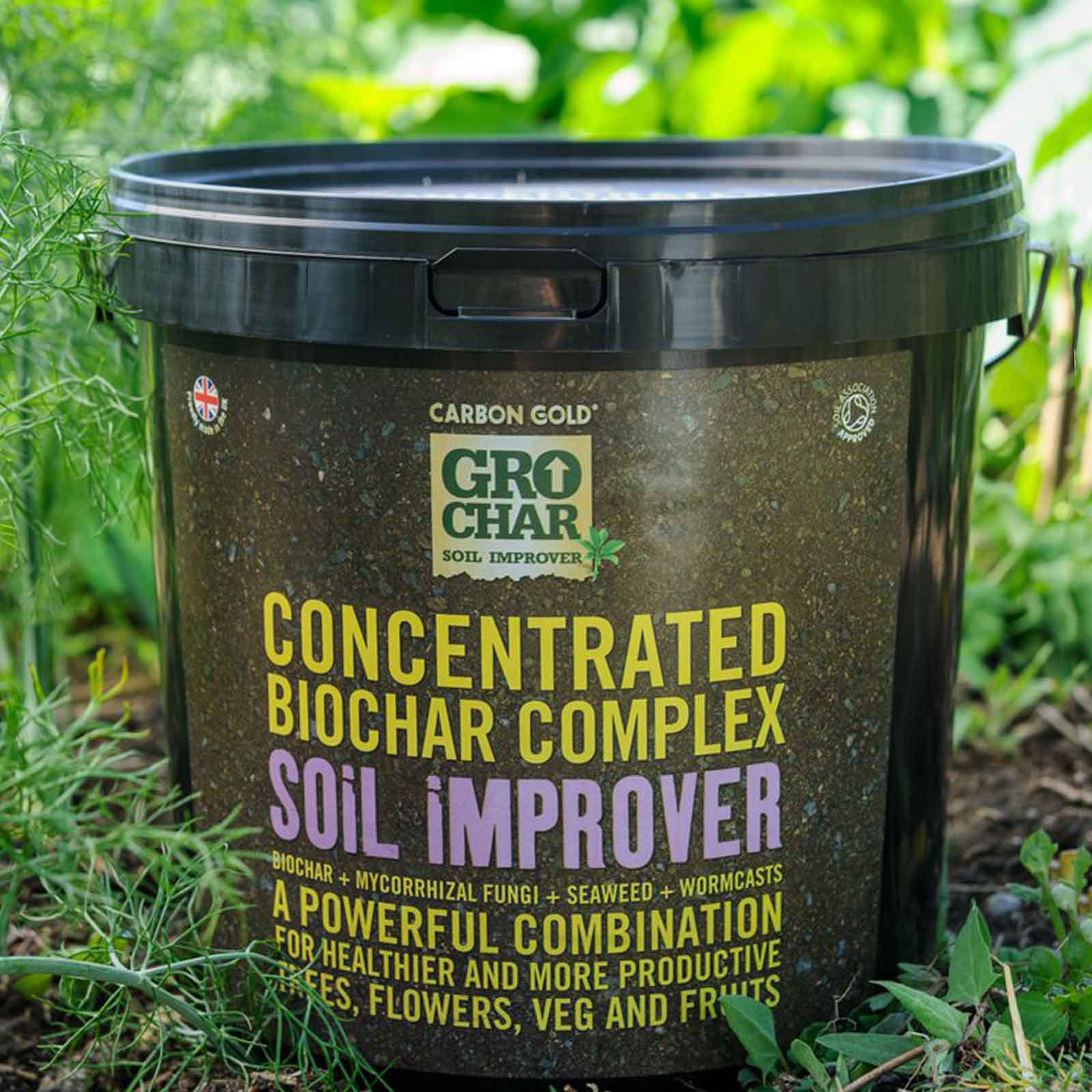 GroChar BioChar Concentrated Soil Improver Harrod Horticultural (UK)