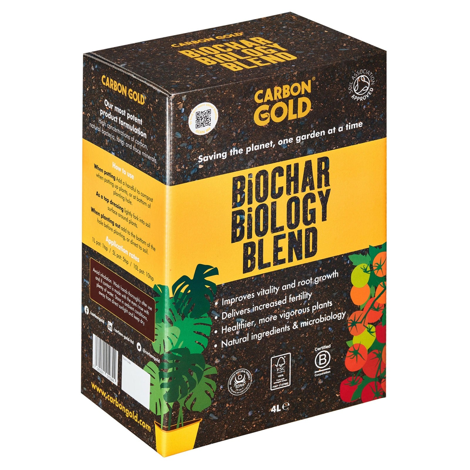 Carbon Gold Biochar Biology Blend