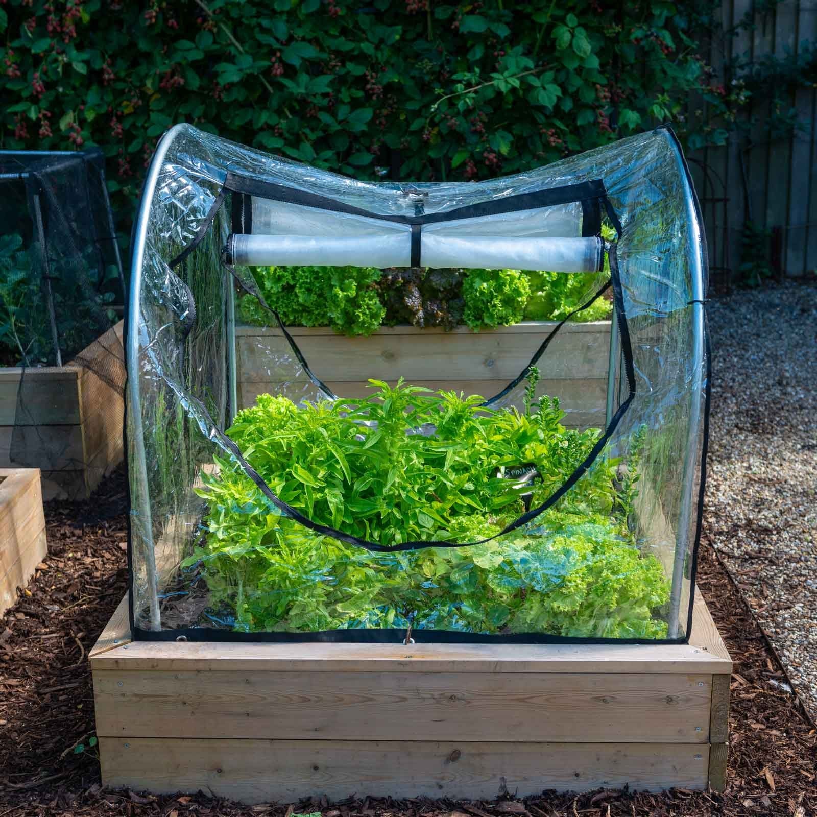 Fitted Hoops and Mesh Vented PVC Covers Harrod Horticultural (UK)