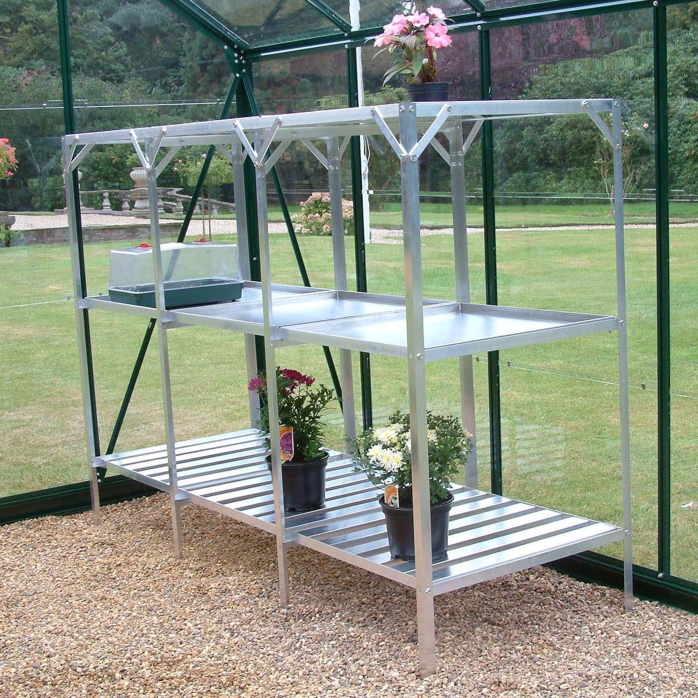 Greenhouse Staging Three Tier Harrod Horticultural (UK)
