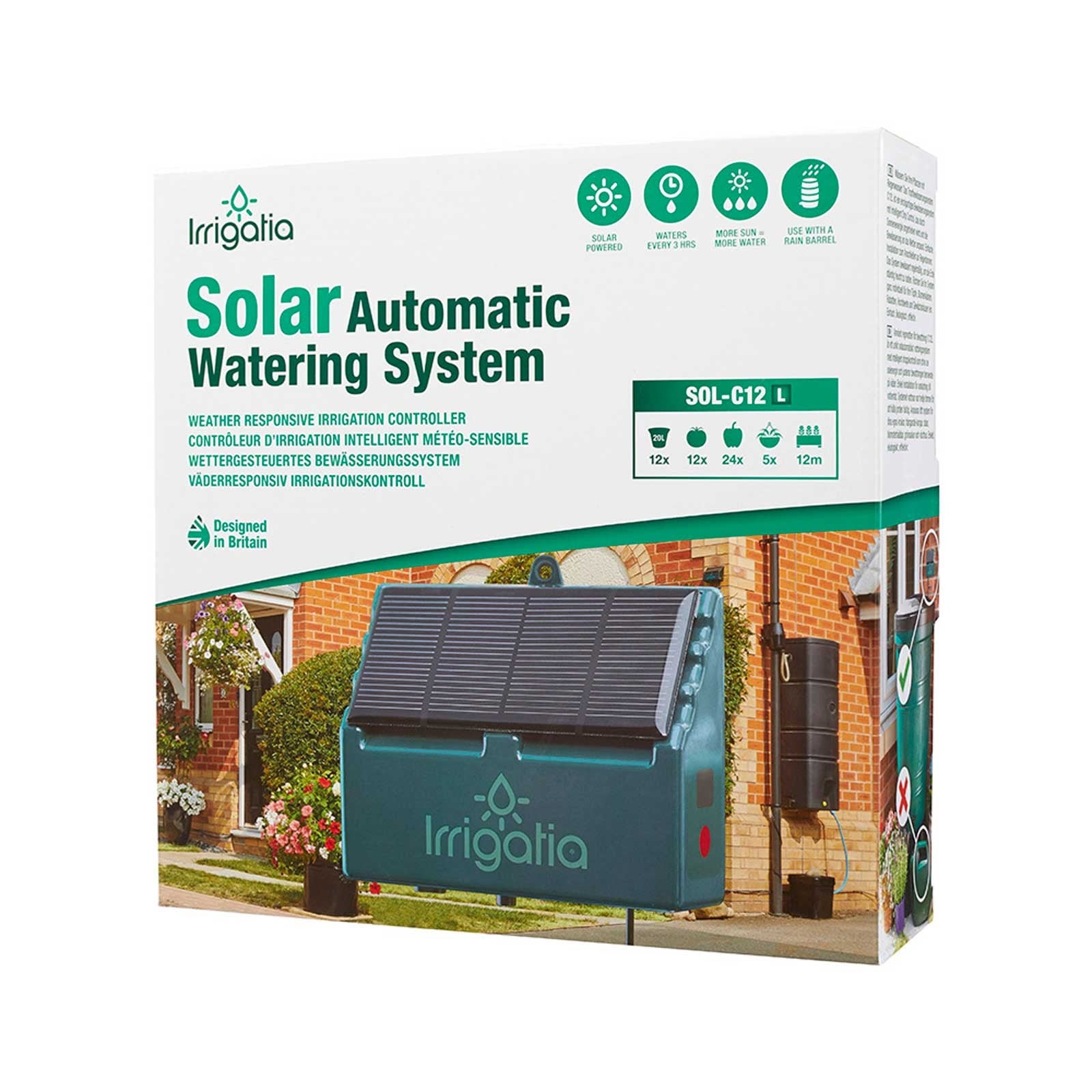 Irrigatia Solar Automatic Irrigation Kit Harrod Horticultural (UK)