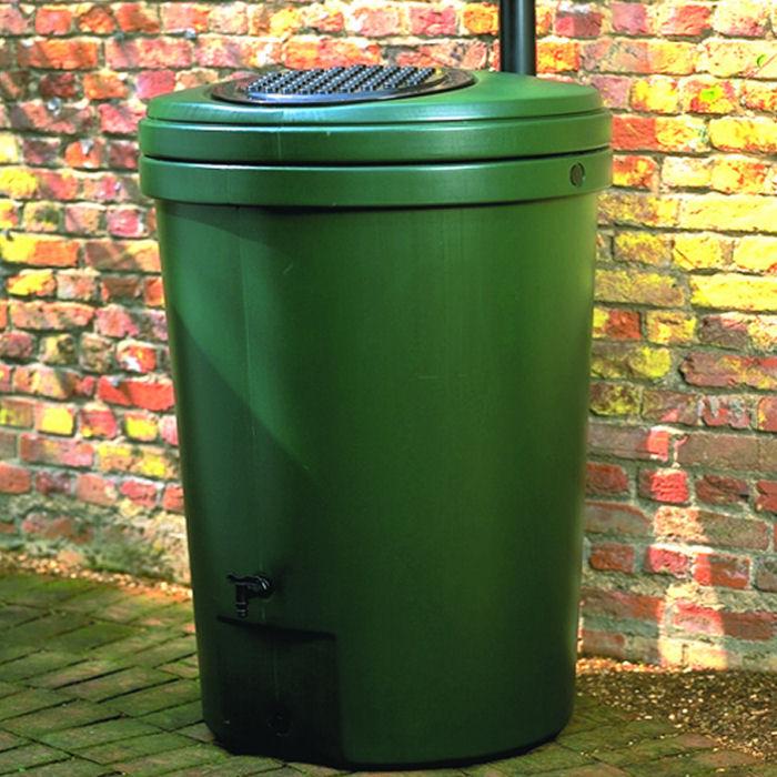 Harcostar 350 Litre/77 Gallon Water Butts & Free Rain Trap