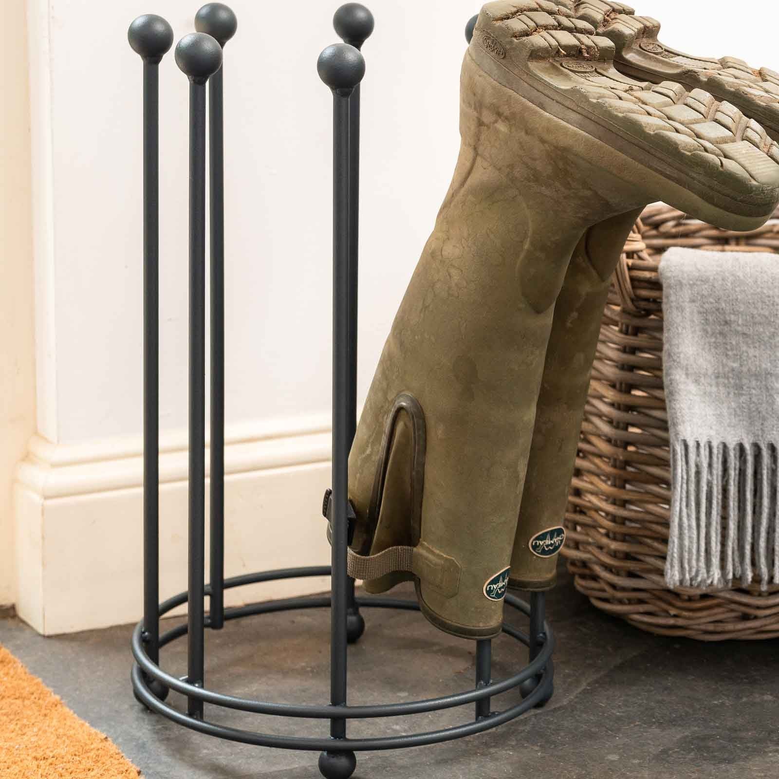 iron welly rack