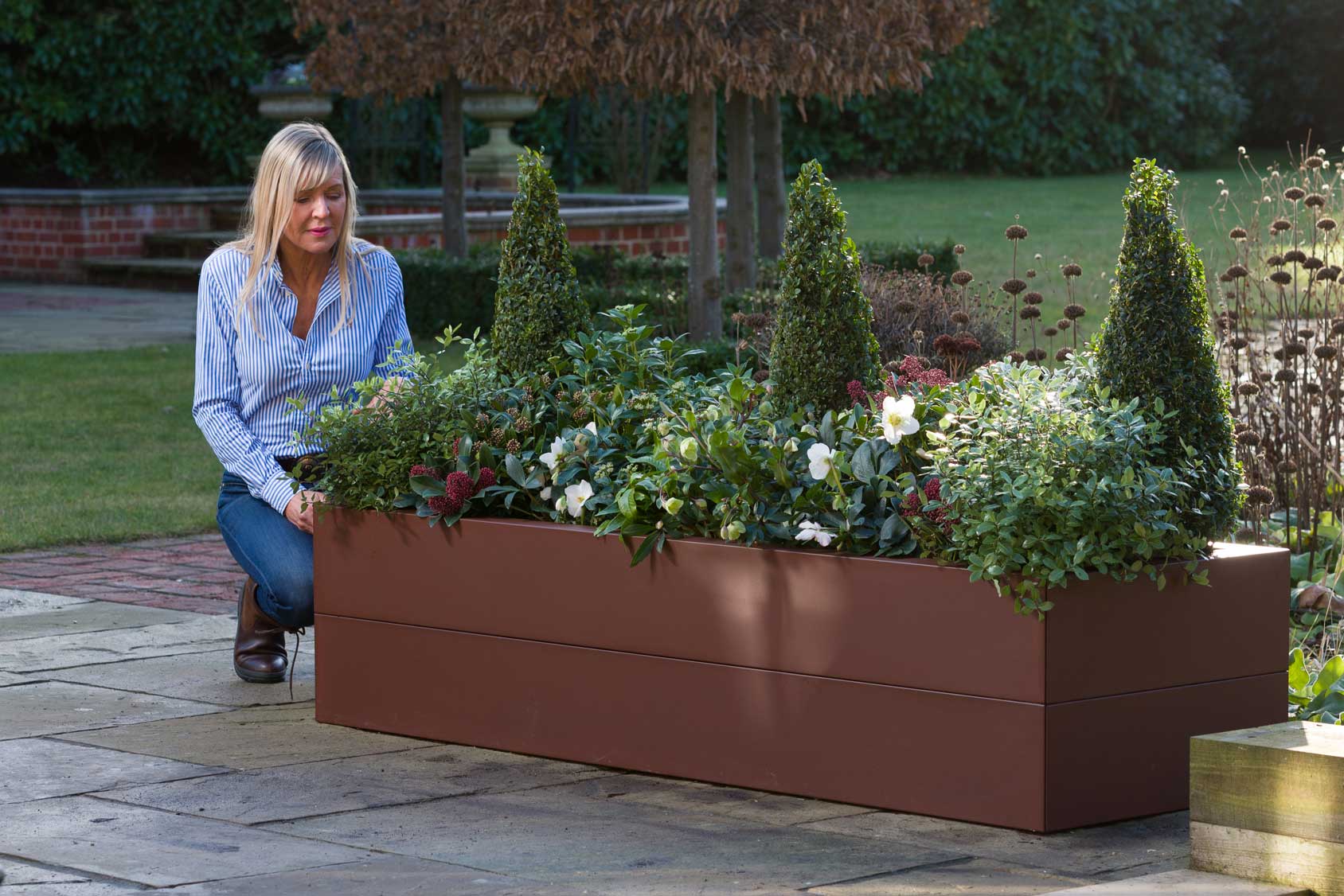 Metal Raised Beds Corten Effect Harrod Horticultural