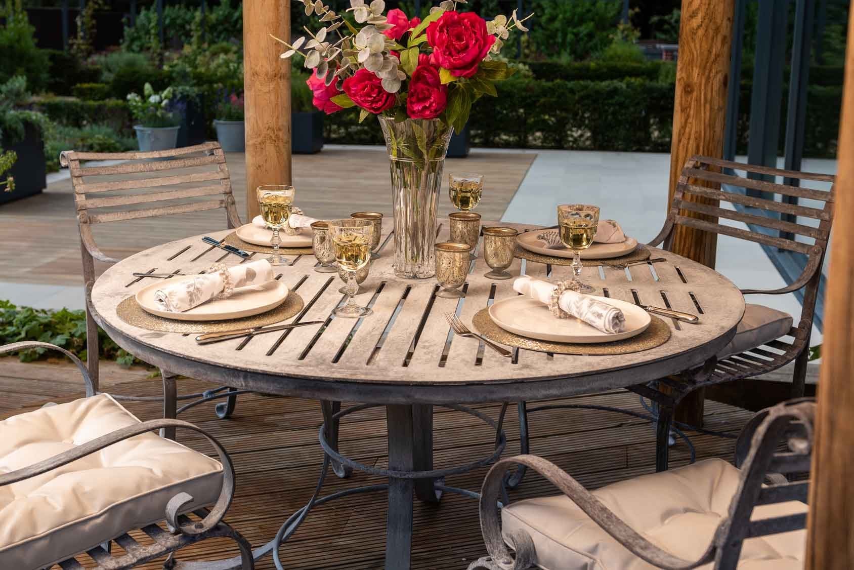 Cindy crawford home cape cottage white round dining deals table