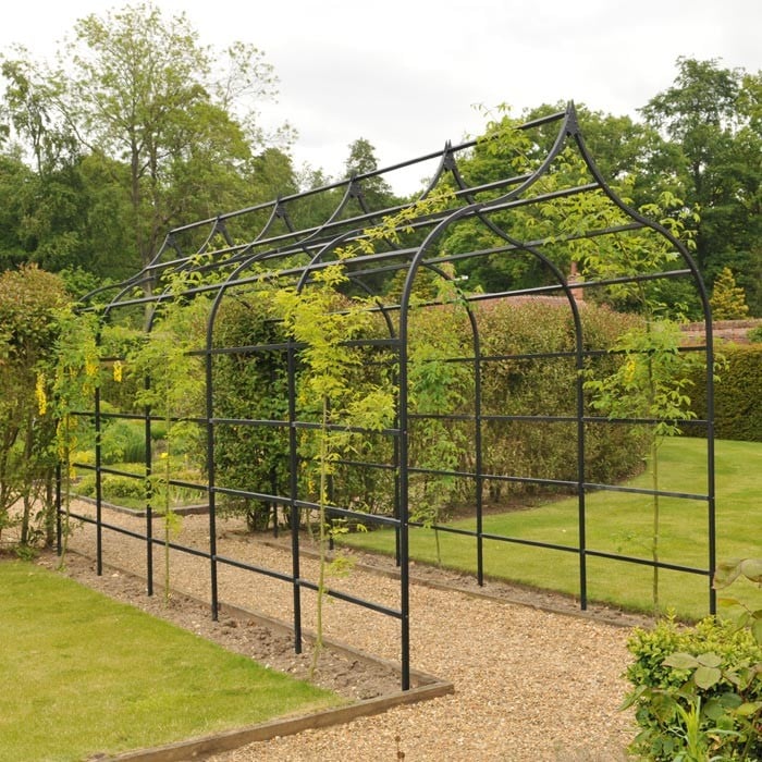 Ogee Garden Pergola - Harrod Horticultural (UK) Ogee Garden Pergolas - Ogee Garden Pergola - Harrod Horticultural (UK)
