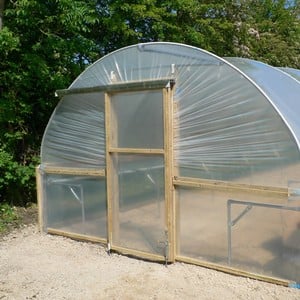 Polytunnel 12ft Wide With Sliding Doors