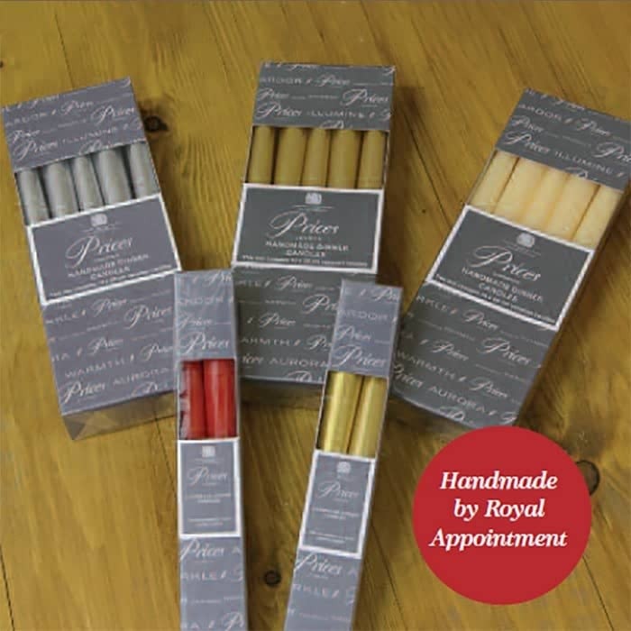 Prices Handmade Tapered Dinner Candles Harrod Horticultural