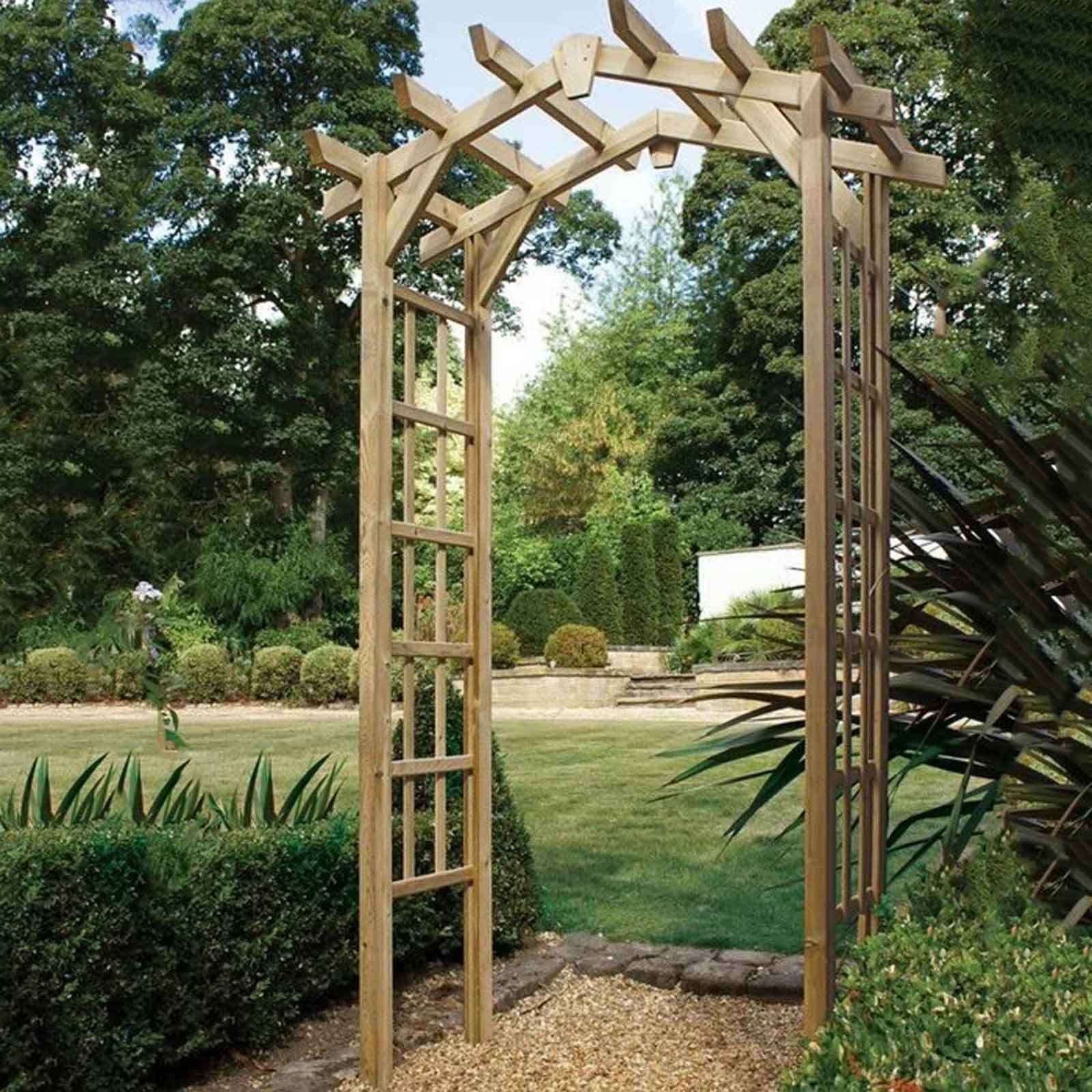 Appleton Wooden Garden Arch - Harrod Horticultural