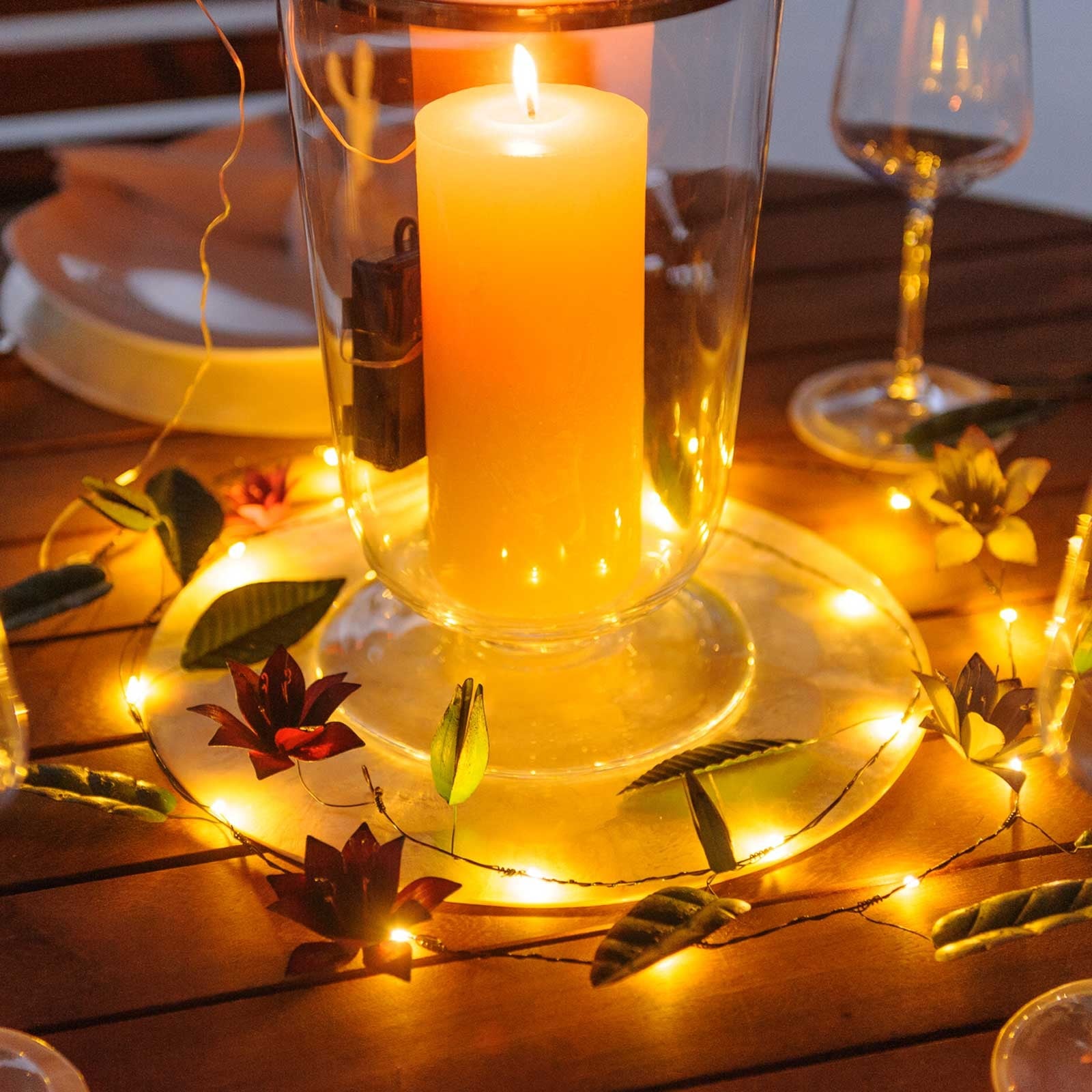 Automatic LED String Lights Clematis Design - Harrod Horticultural