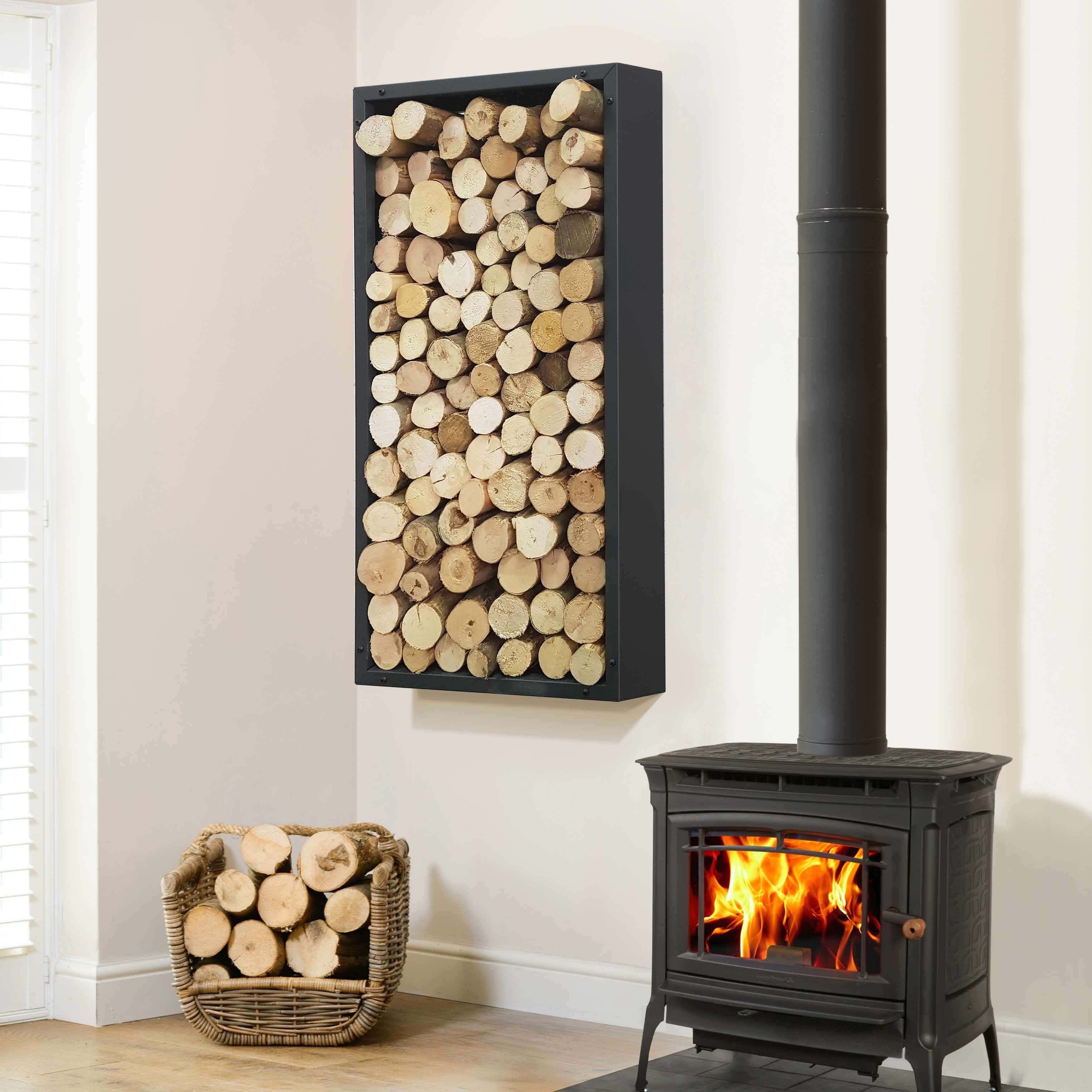 Contemporary Steel Log Holder Harrod Horticultural