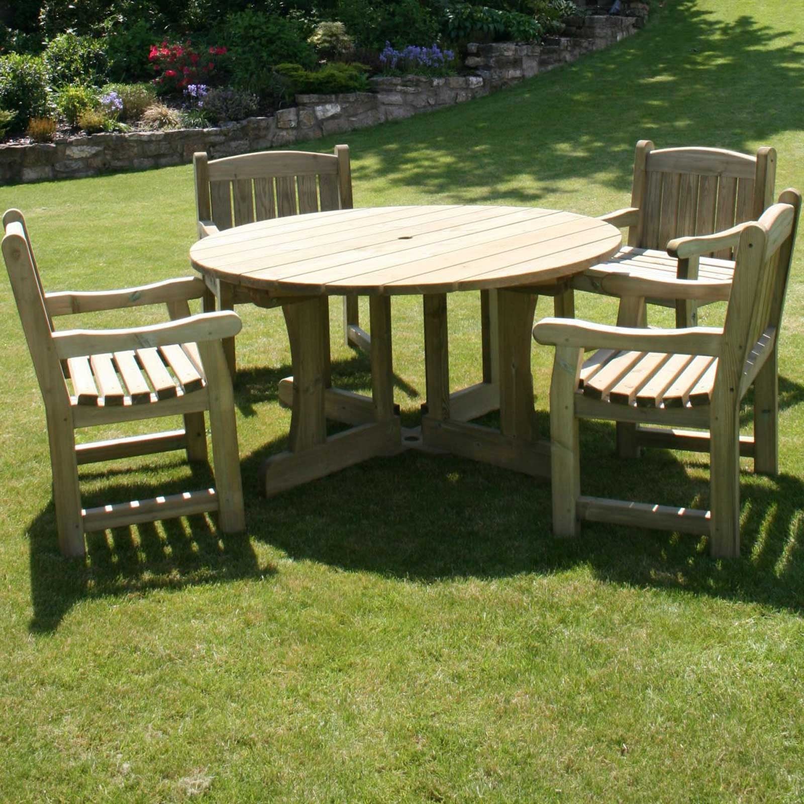 Cotswold Round Dining Set Harrod Horticultural