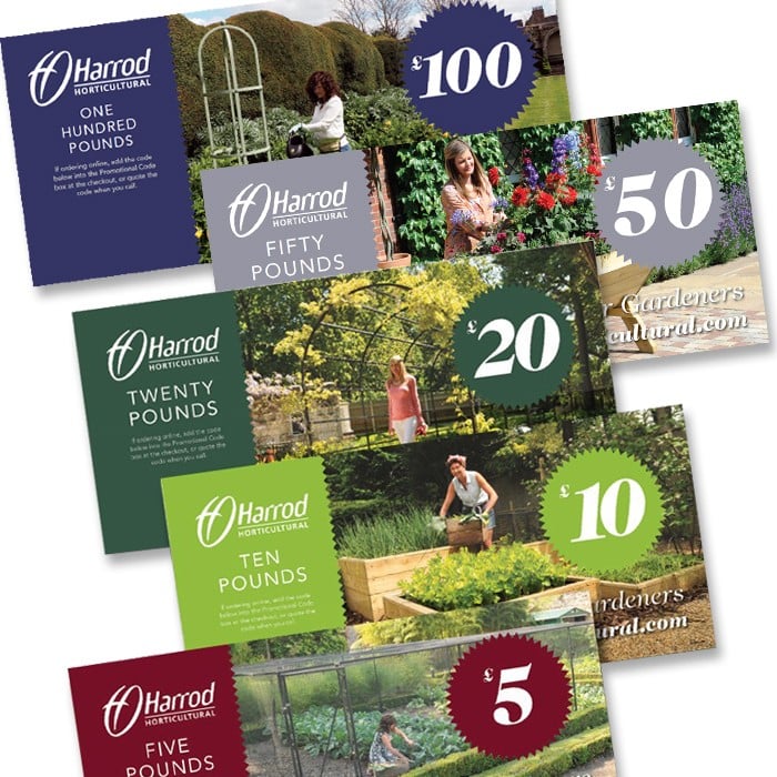 Gardening Gift Vouchers from Harrod Horticultural (UK)