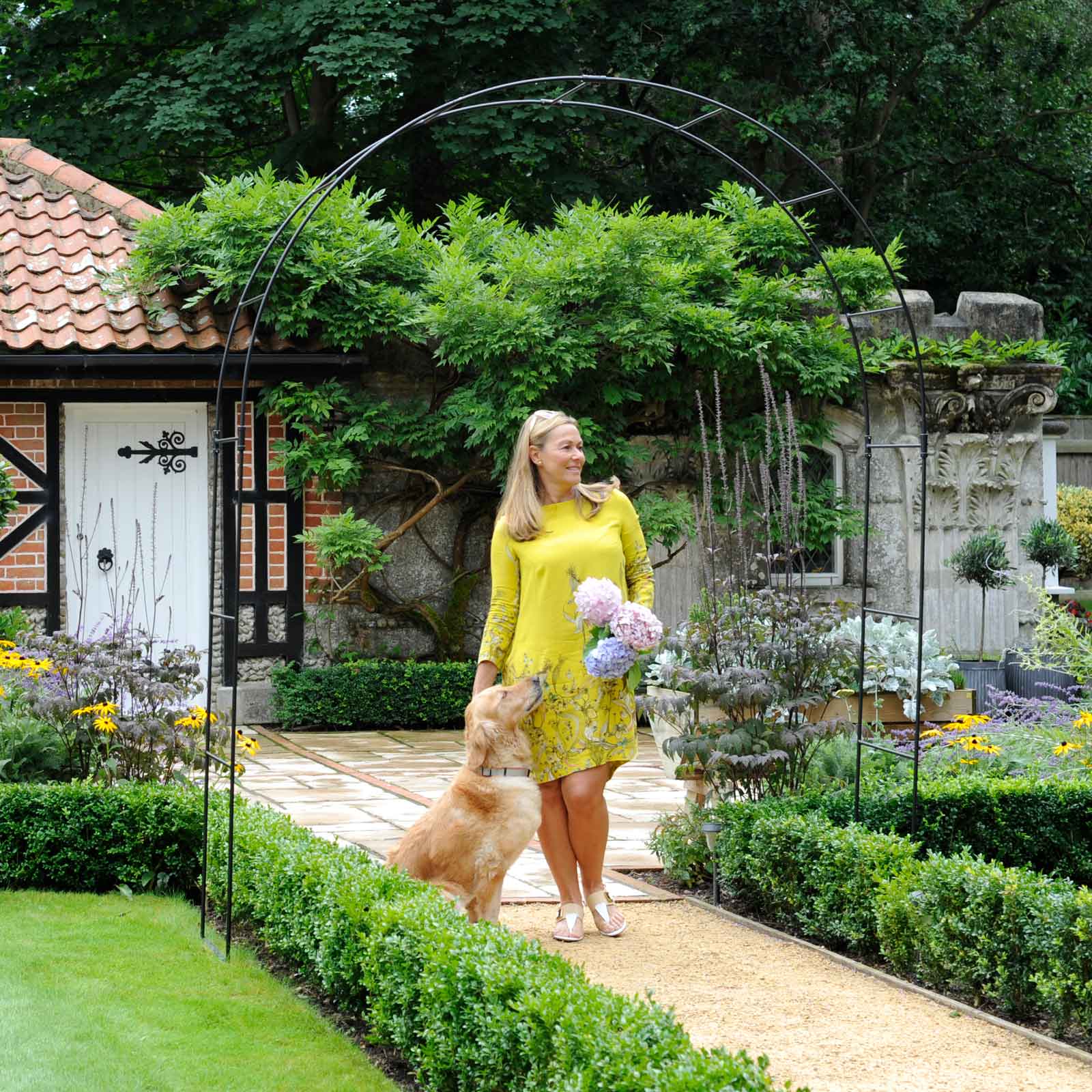 Harrod Vintage Wire Arches Matt Black Harrod Horticultural