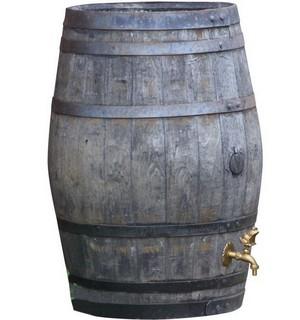 Water Butal Oak Barrel Water Butt - Harrod Horticultural (UK)
